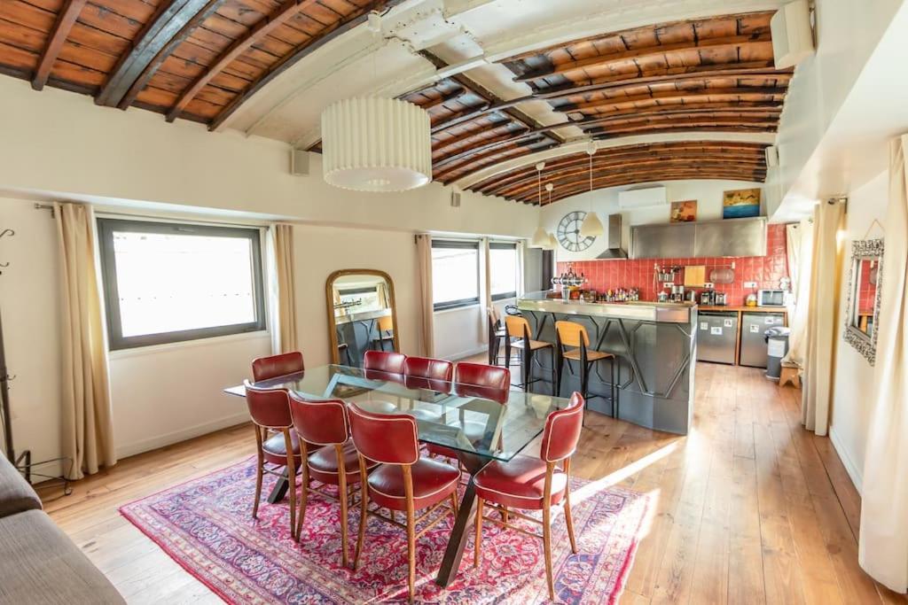 Вилла Grande Peniche 4 Ch - 10 Pers -Paris - Ile De Puteaux- Terrasses Экстерьер фото