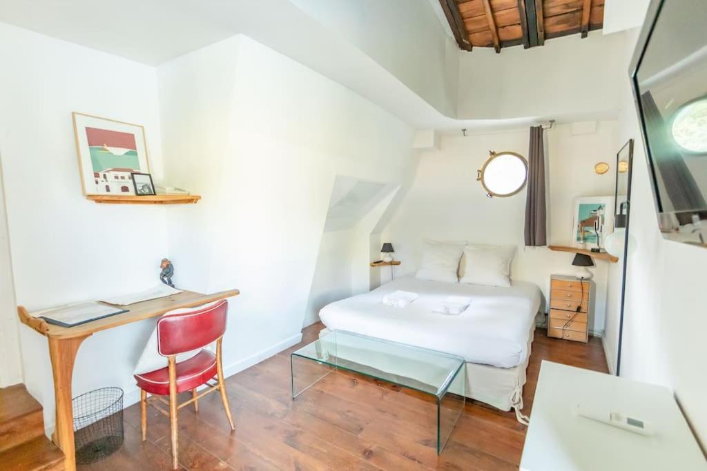 Вилла Grande Peniche 4 Ch - 10 Pers -Paris - Ile De Puteaux- Terrasses Экстерьер фото
